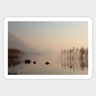 Ohrid Lake -Magical sunset- Sticker